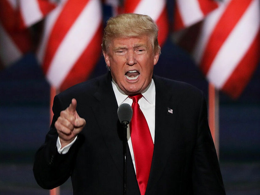 caption: The judge presiding over Donald Trump's federal election interference case has reinstated a gag order on the former president.