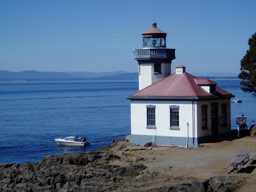 caption: Lime Kiln Point State Park on San Juan Island is expected to reopen next week, but mainlanders are not really welcome to travel there yet.