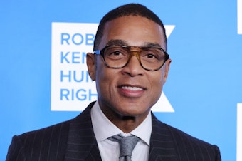 caption: Don Lemon appears at the Robert F. Kennedy Human Rights Ripple of Hope Gala in December.