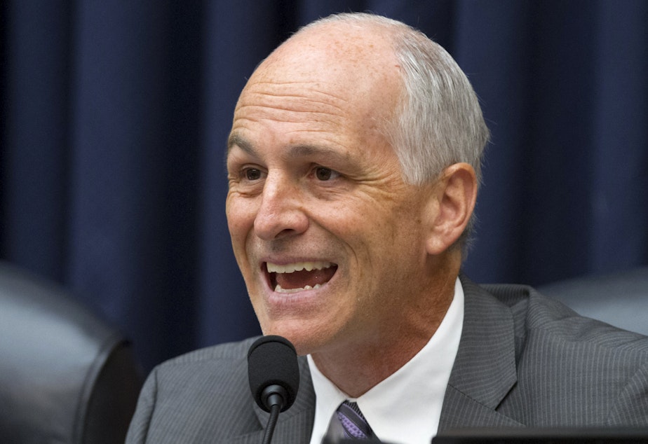 caption: In this Sept. 10, 2013, file photo Rep. Adam Smith, D-Wash., speaks on Capitol Hill in Washington.