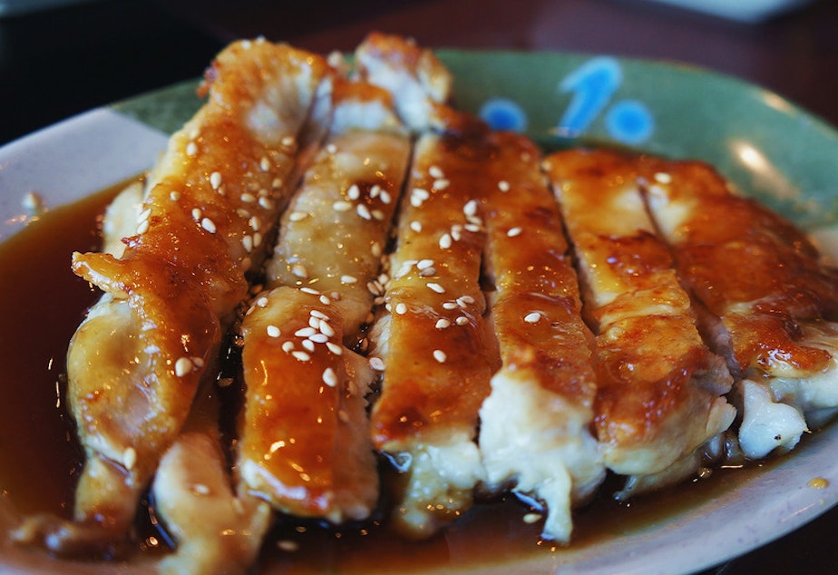 caption: Teriyaki is a Seattle staple, but it may be disappearing.