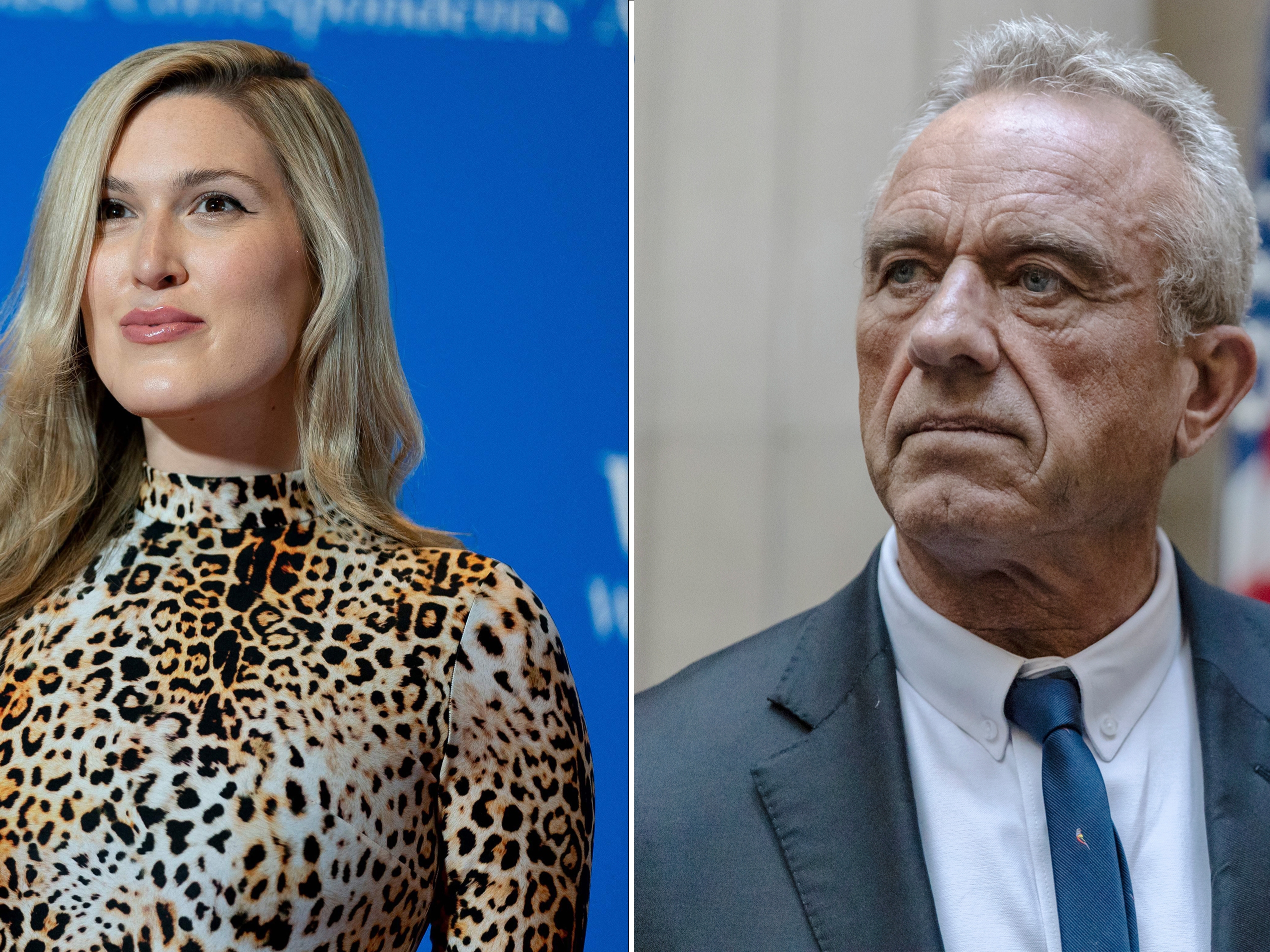 caption: <em>New York Magazine</em> political correspondent Olivia Nuzzi is on leave after disclosing a relationship with a former reporting subject, allegedly with then-presidential candidate Robert F. Kennedy Jr. 