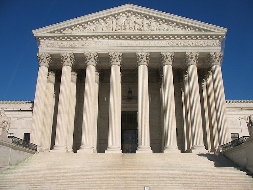 caption: The United States Supreme Court building.