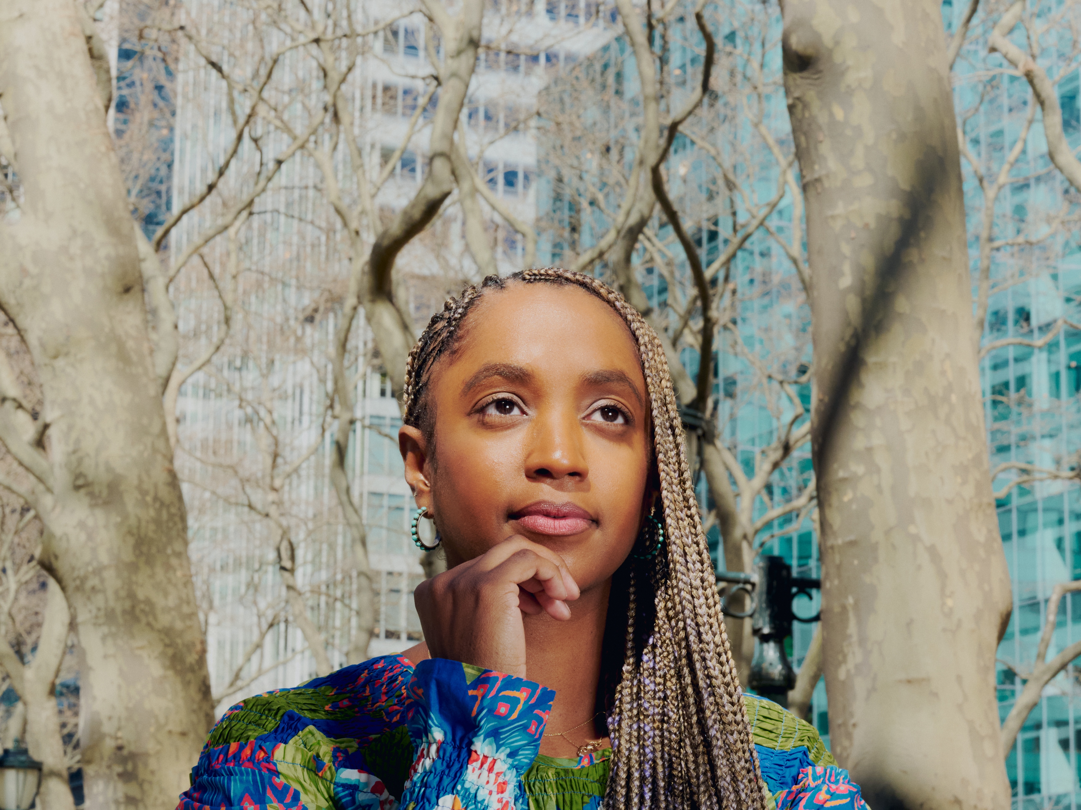 caption: American harpist Ashley Jackson's latest album, <em>Take Me to The Water</em>, focuses on spirituals, featuring her arrangements of works by composers like Samuel Coleridge-Taylor and Alice Coltrane.