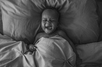 caption: Babies around the world evoke a special kind of language from grown-ups. Above: Photographer Sarah Waiswa, born in Uganda and now living in Kenya, made this photo of her daughter, Ria.