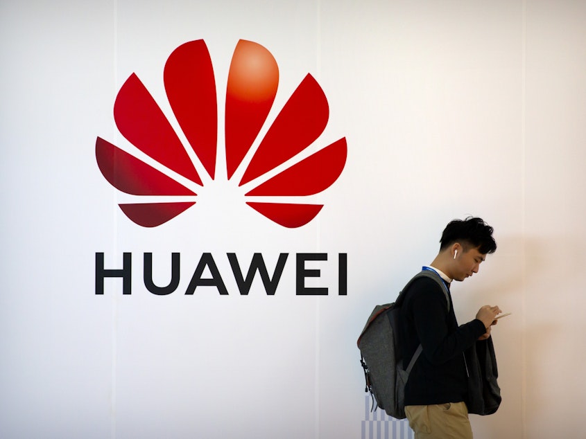 caption: The Chinese technology firm Huawei is facing a raft of U.S. federal charges, including racketeering conspiracy.