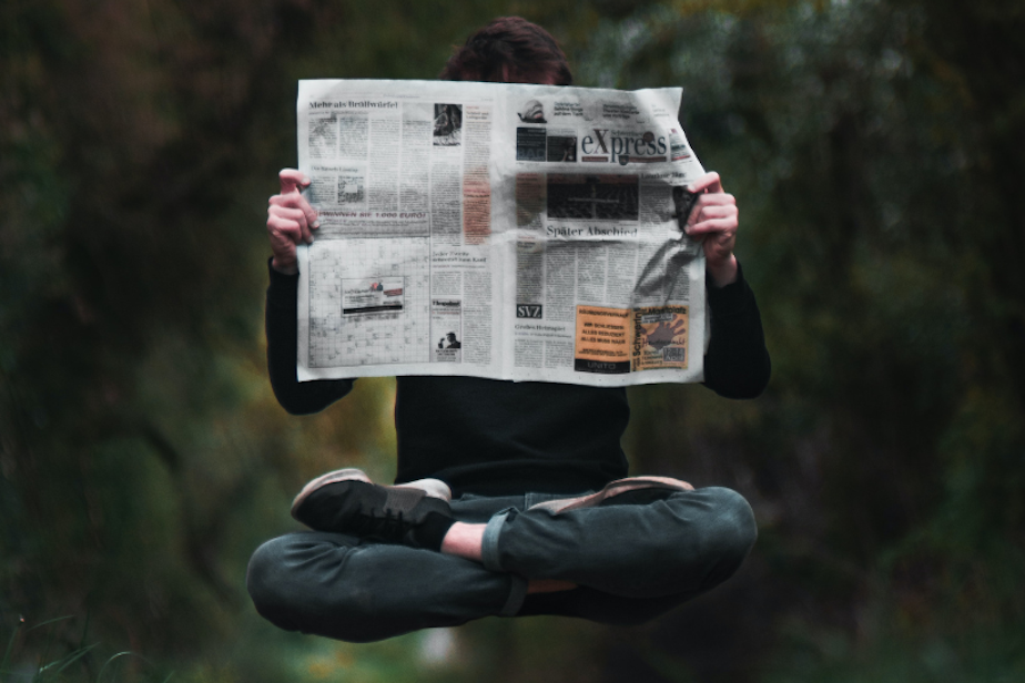 newspaper floating meditation generic