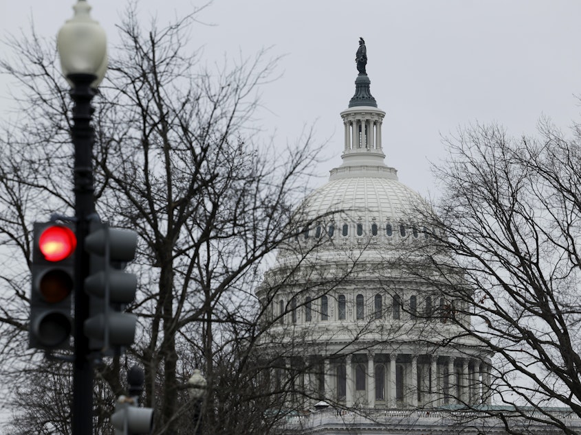 caption: The U.S. Capitol Building is seen on Jan. 19, 2023, in Washington, D.C. Treasury Secretary Janet Yellen said the U.S. reached its debt limit on Thursday and is resorting to extraordinary measures to avoid defaulting on its debt.