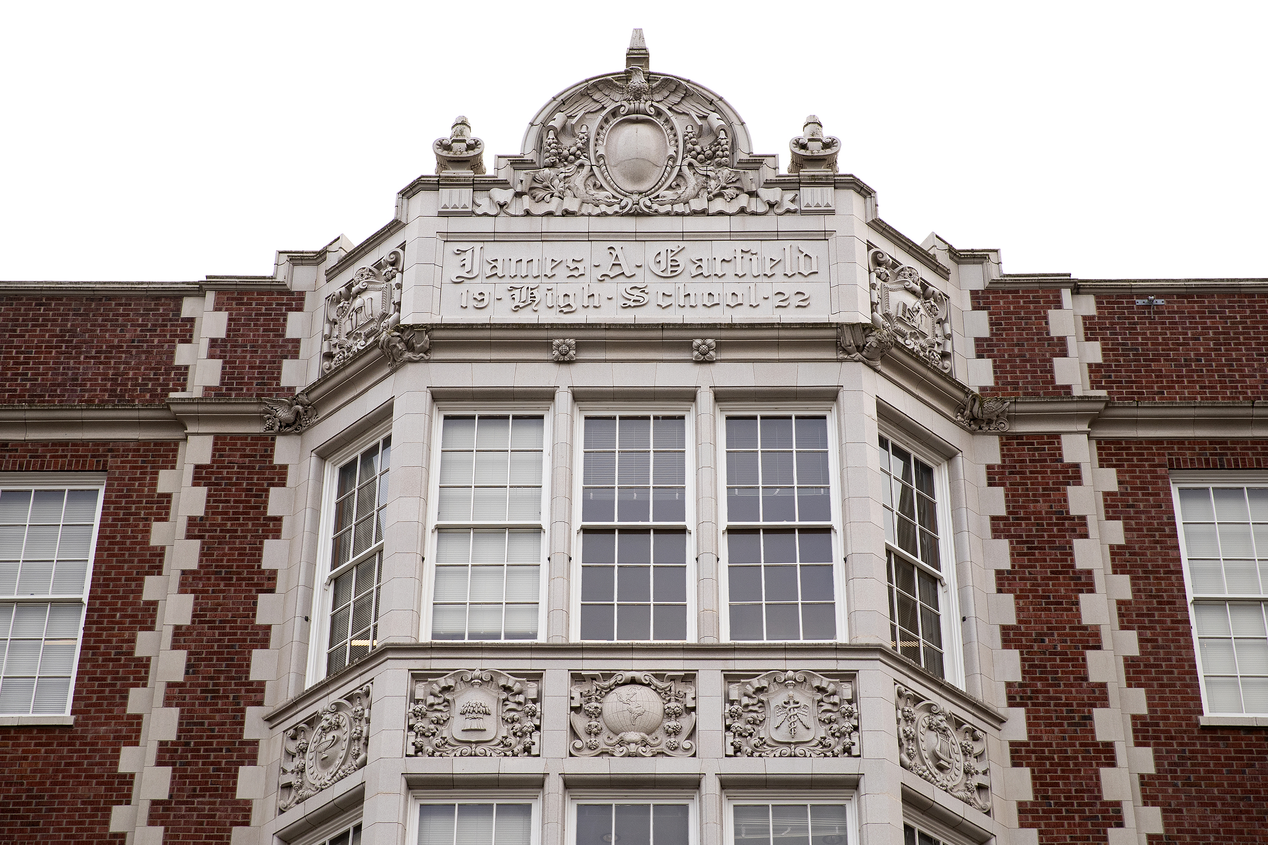 caption: Garfield High School is shown on Tuesday, January 13, 2026, in Seattle. 