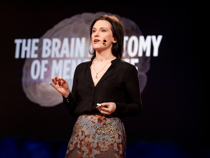 caption: Lisa Mosconi speaks at Shoham Arad speaks at TEDWomen 2019: Bold + Brilliant, December 4-6, 2019, Palm Springs, California. Photo: Jasmina Tomic / TED