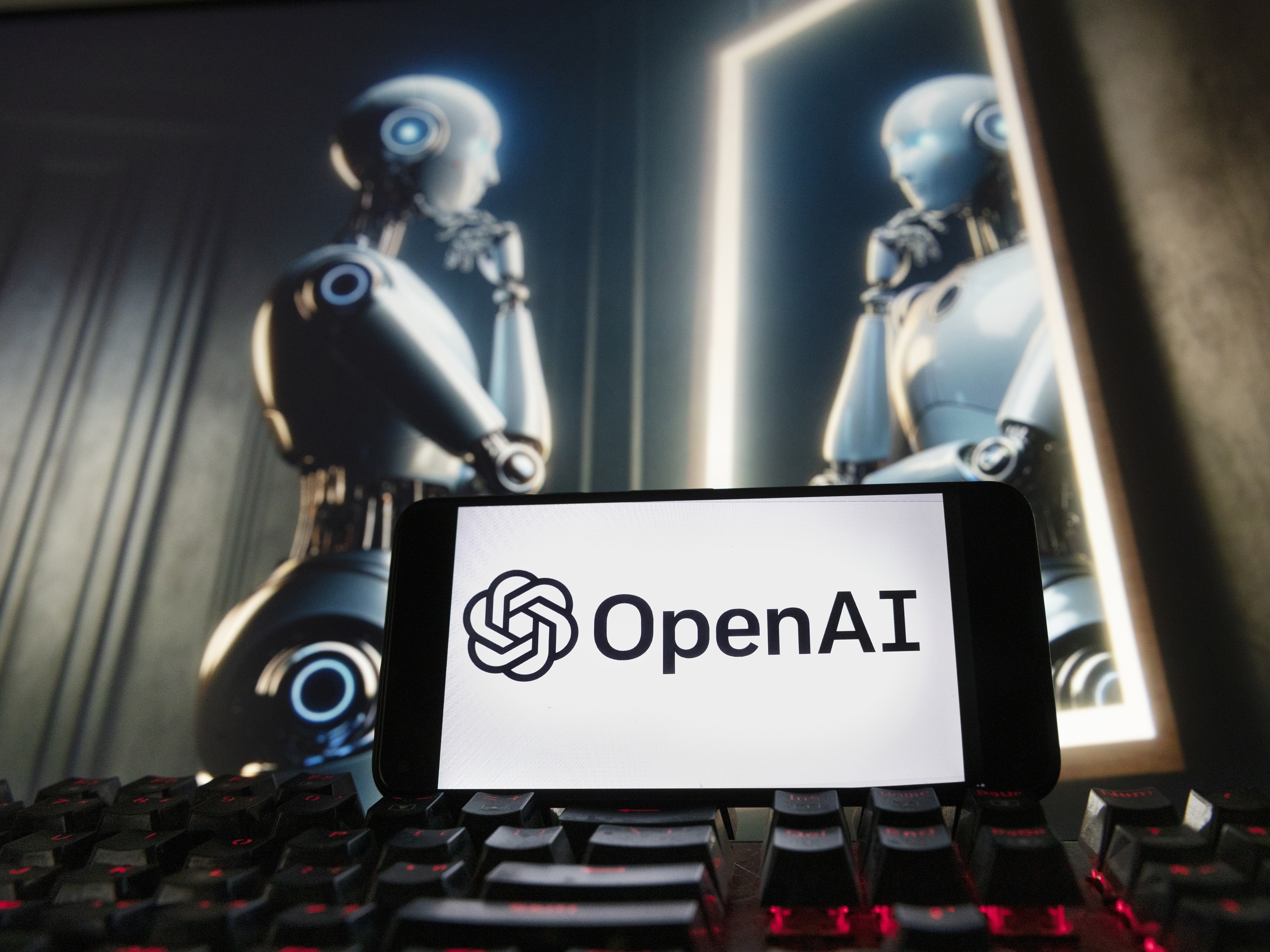 caption: Many tech entrepreneurs have long suggested that guaranteed income could cushion job losses from artificial intelligence and automation. The latest and largest study of the idea was spearheaded by Sam Altman, the man behind ChatGPT.