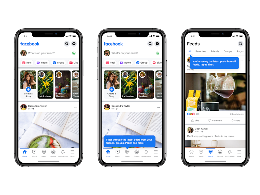 caption: Facebook is revamping its default feed to include more recommended posts and videos from strangers, picked by artificial intelligence.