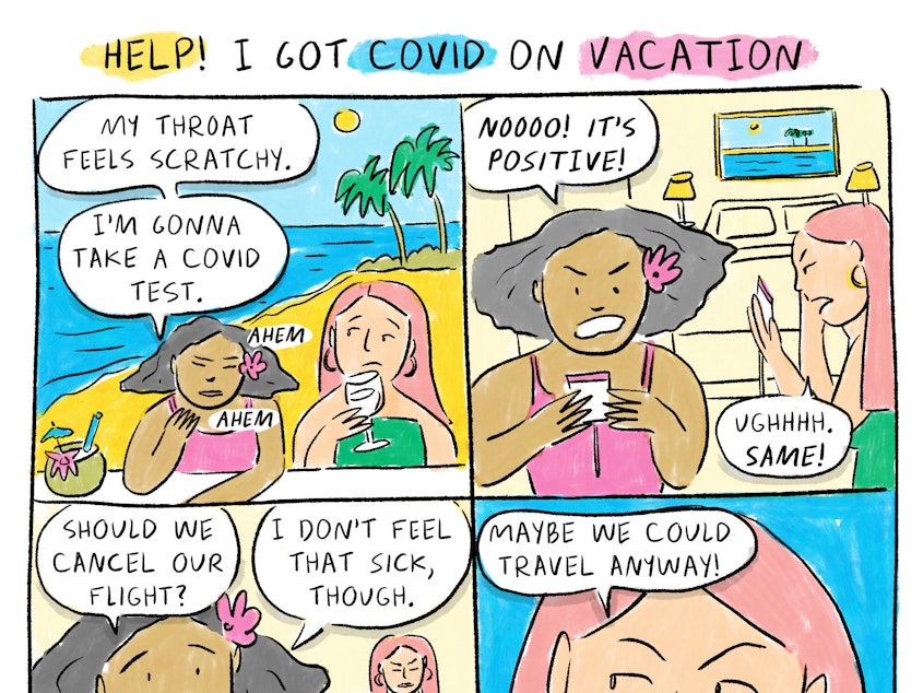 What do you do if you catch COVID on a trip?