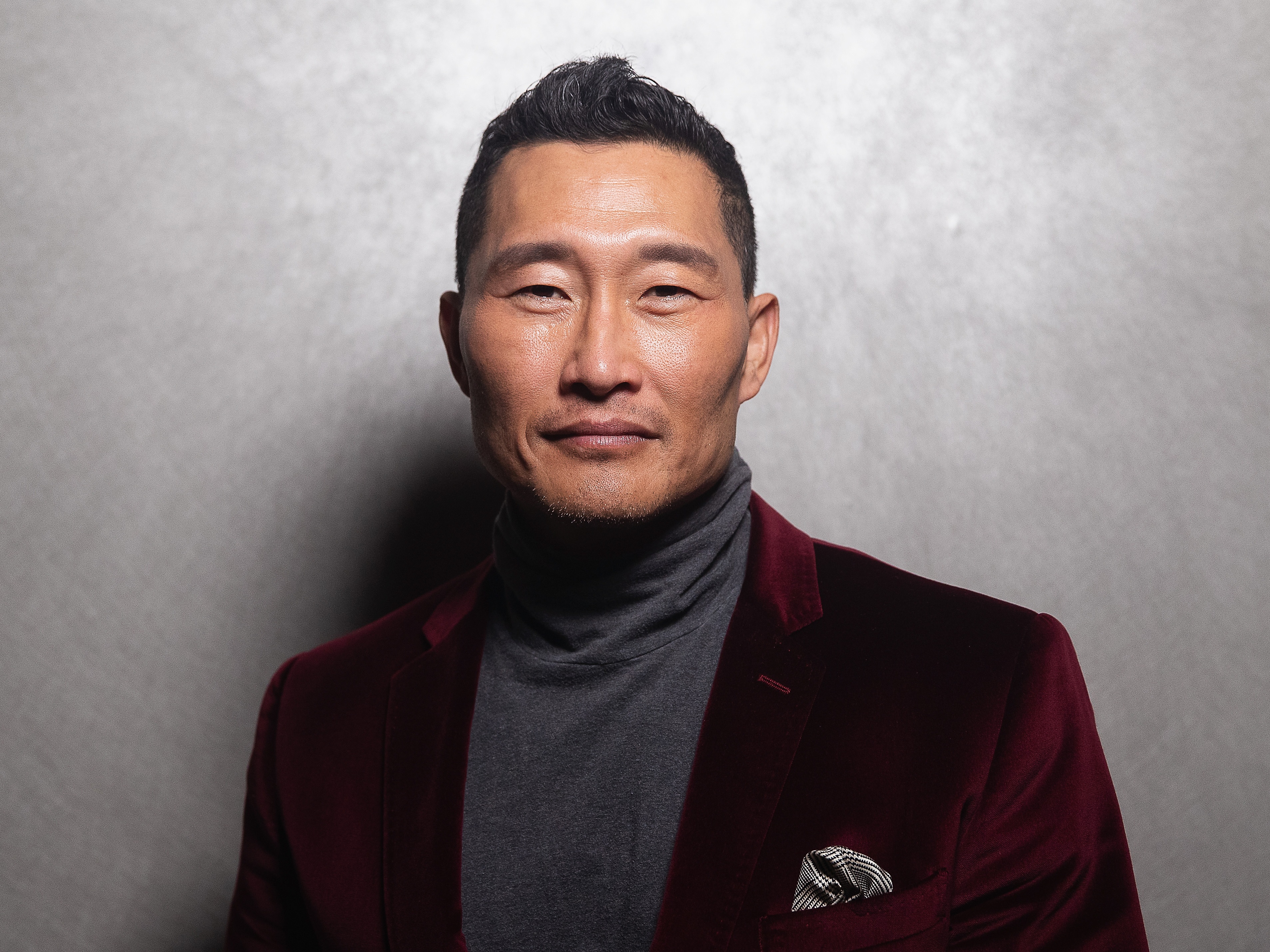 caption: Daniel Dae Kim plays a spy who faked his own death in the new thriller series <em>Butterfly </em>on Amazon Prime Video. He's pictured above in Park City, Utah, in 2020.