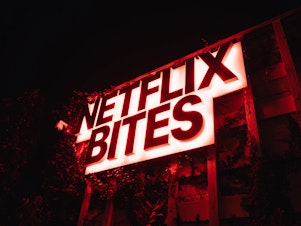 caption: The Netflix Bites pop-up restaurant, a marketing campaign by the streaming service, launched at the end of June.