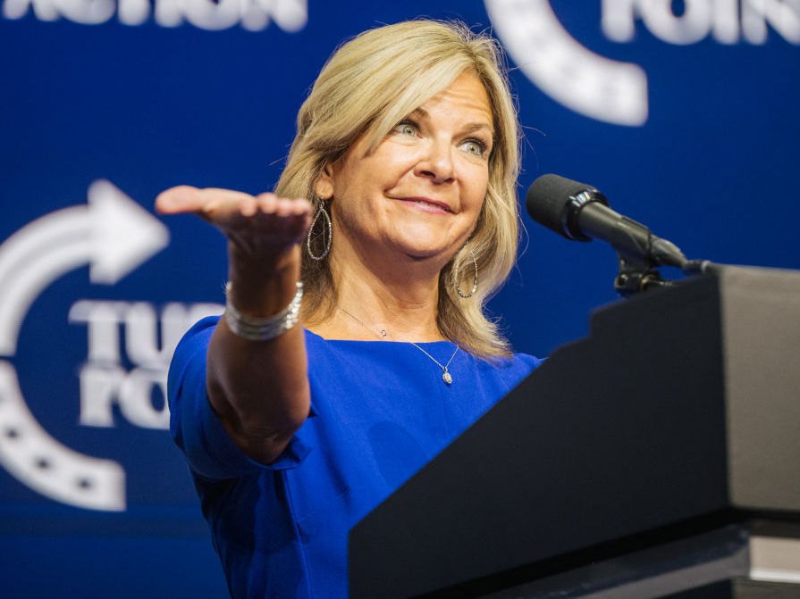 caption: Kelli Ward, chair of the Arizona Republican Party, claimed that the limited request for her phone records, served on her service provider T-Mobile, was a violation of the First Amendment.