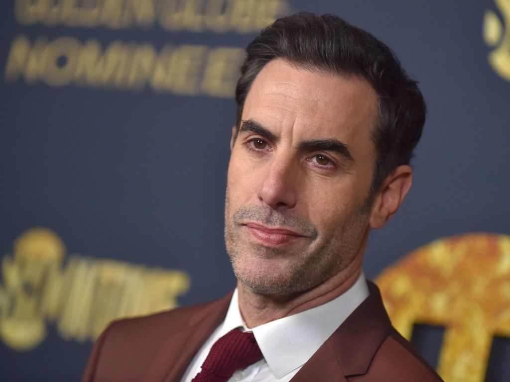 caption: Actor Sacha Baron Cohen, pictured in Los Angeles in Jan. 2019.