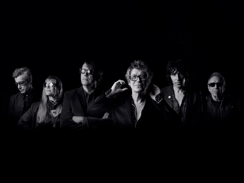 caption: The Psychedelic Furs' Richard Butler says the decision to make a new album was intuitive. "It just felt like 'Why don't we write a record? This band is as good as it ever sounded.' "