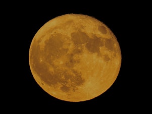 caption: A supermoon seen on July 3, in Kansas City, Mo. The next two supermoons of 2023 will take place at the beginning and end of August.