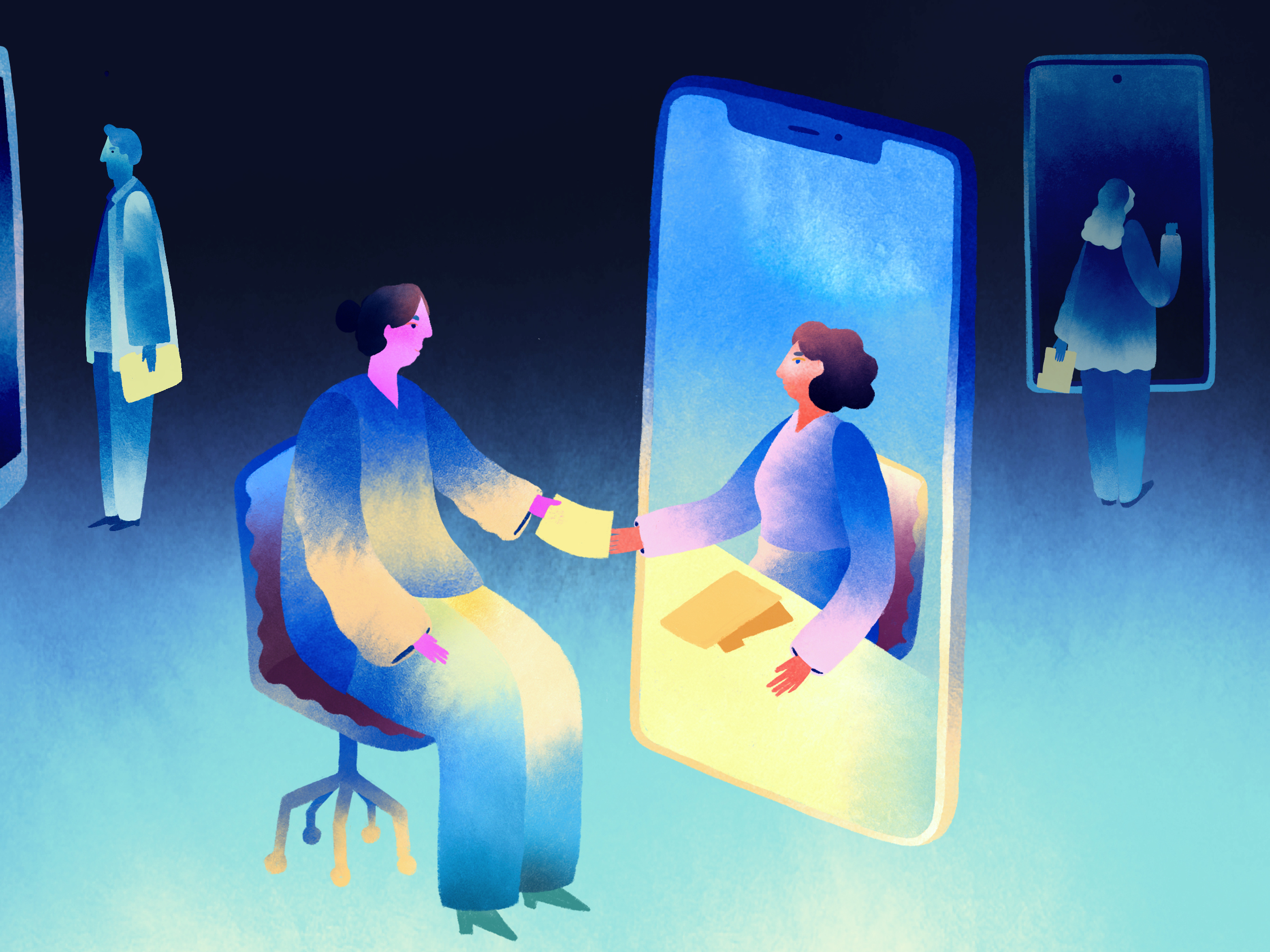 Summer internships go digital.