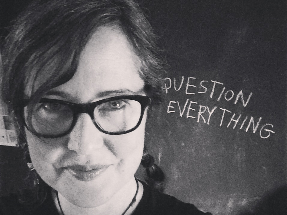 caption: Author Keri Smith rode out the pandemic in Canada, where she was born. Now she's worried about returning to her home in Northampton, Mass.