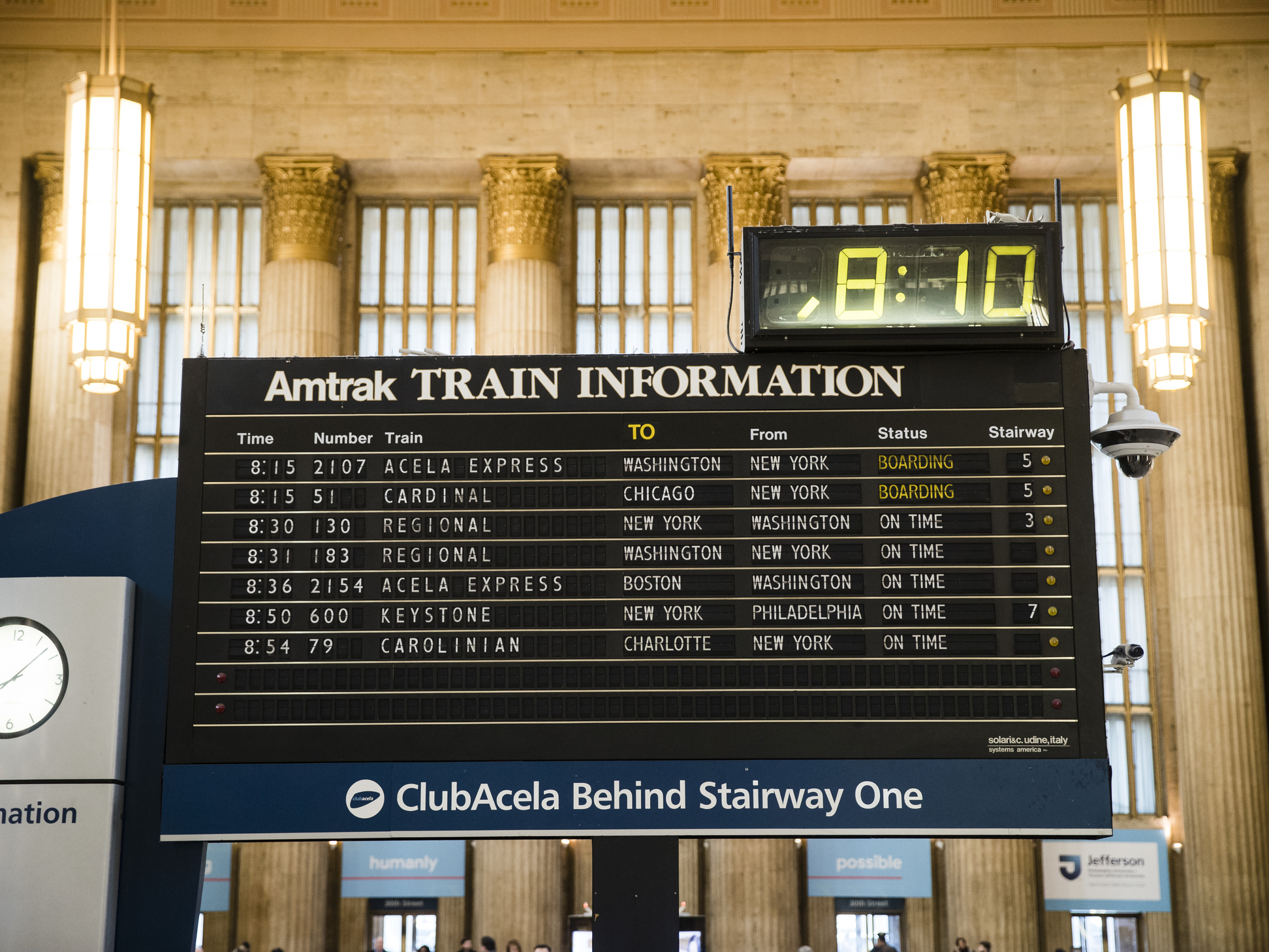 caption: Amtrak will require passengers to wear masks starting on Monday.