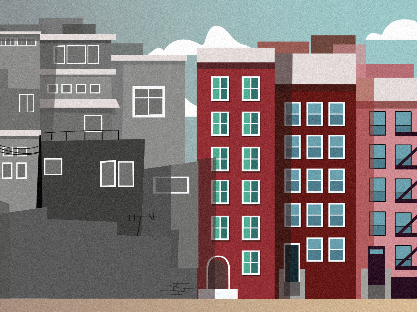 Two neighborhoods, divided by economic mobility