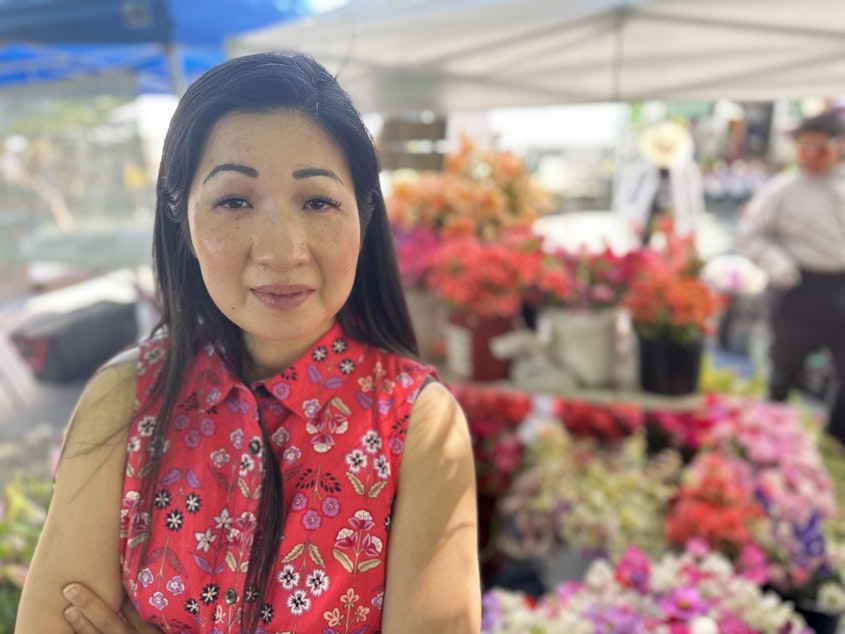 caption: Tanya Woo is challenging council member Tammy Morales to represent Seattle's District 2.