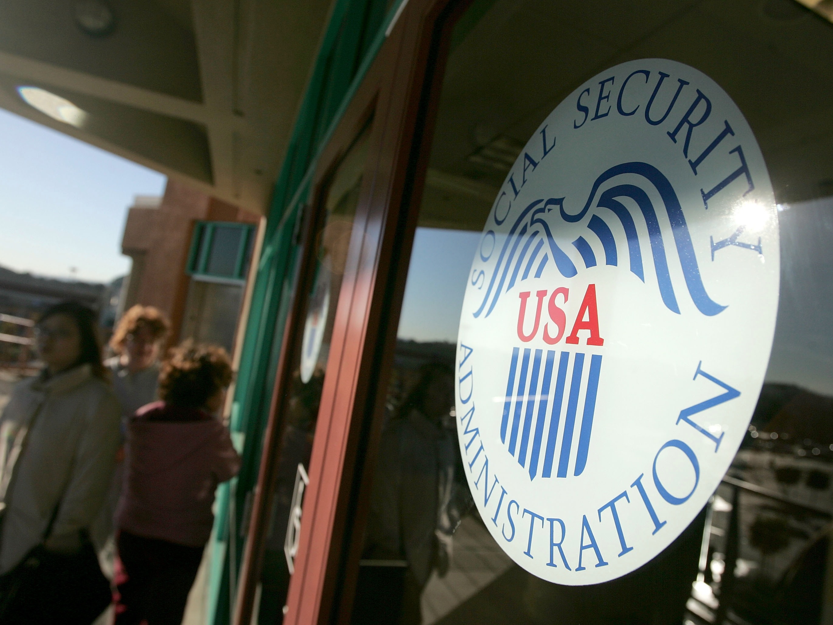 caption: The Social Security Administration office in San Francisco