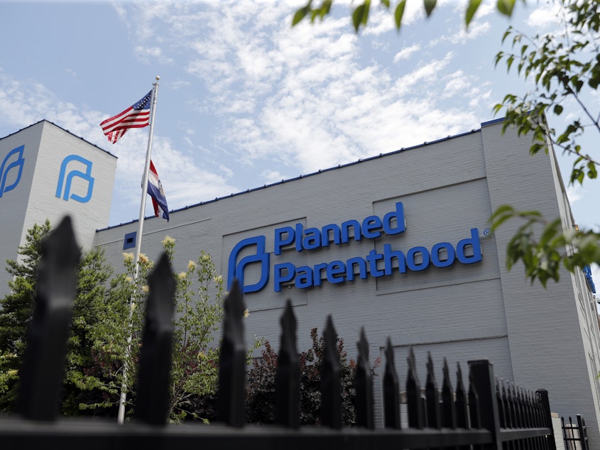 caption: A Planned Parenthood clinic in St. Louis, Mo. Unless a federal court intervenes, Planned Parenthood says it will formally withdraw from the nation's family planning program for low-income people within days.