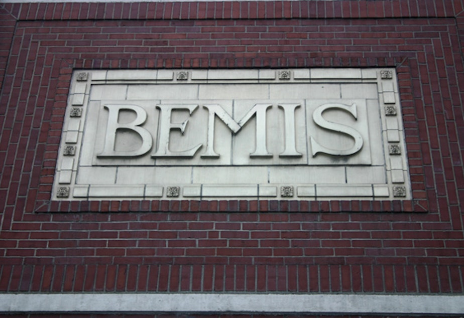 caption: The Bemis building terracotta sign that inspired type designer Andrea Leksen.