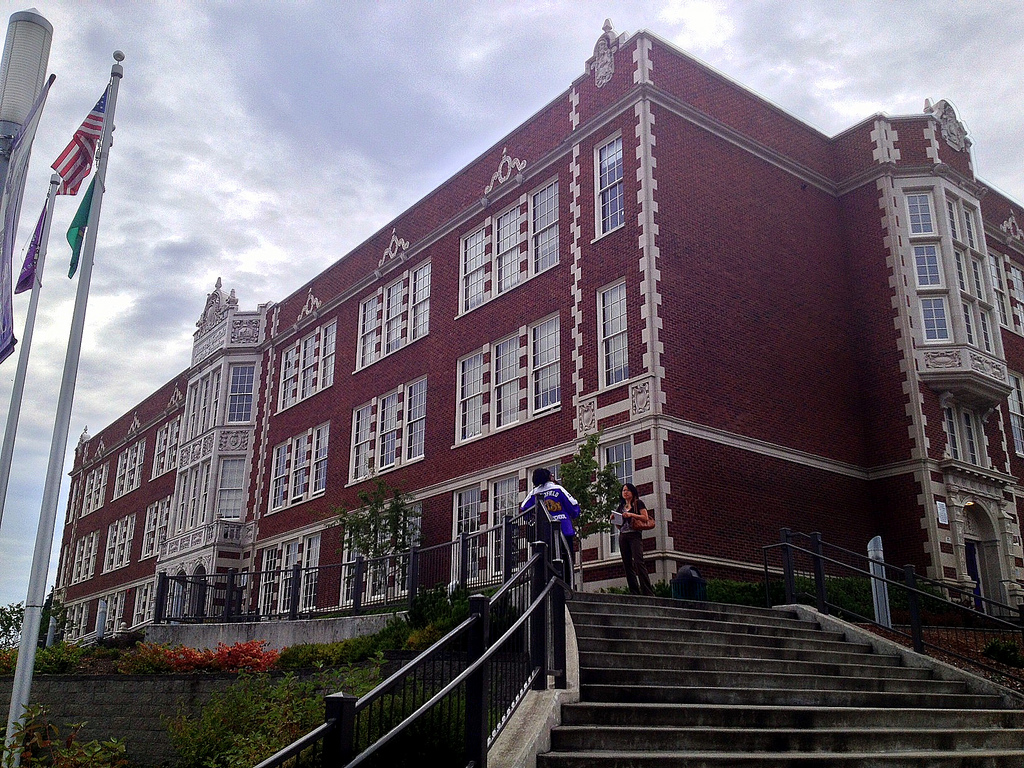 caption: File photo: Garfield High School in Seattle.