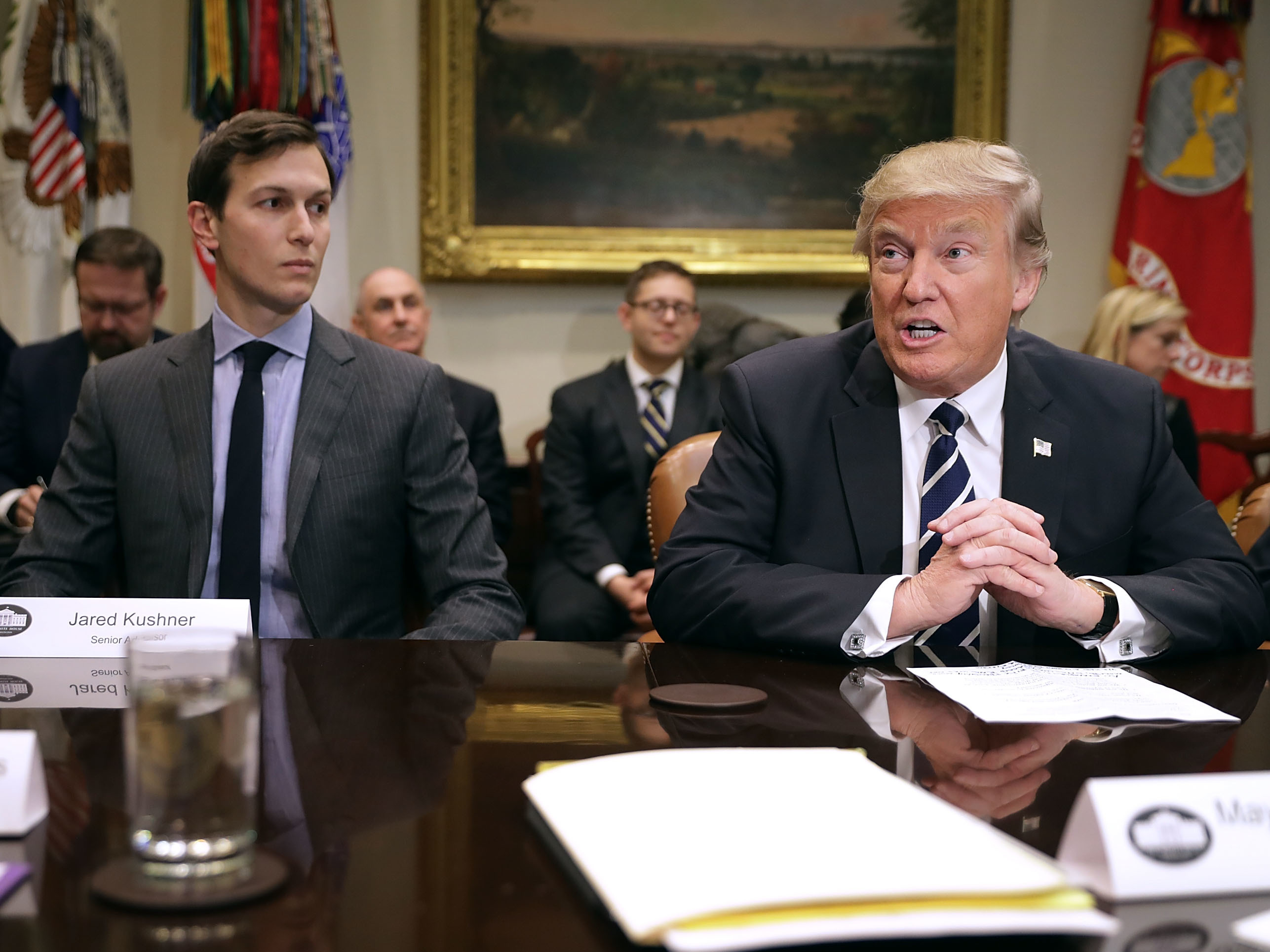 caption: Jared Kushner first tackled a merit-based immigration proposal last year. It landed with a thud. Now, he's working to make changes and revive the plan ahead of the 2020 election.