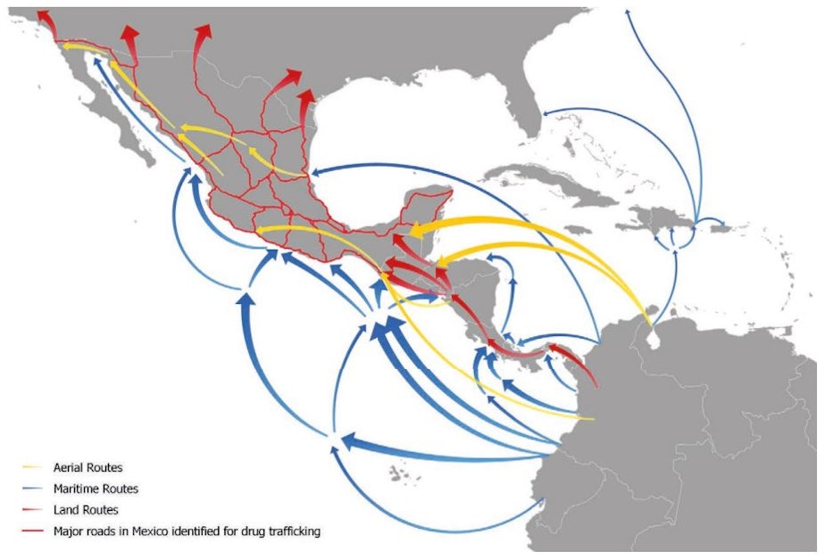 caption: Most cocaine entering the United States is carried on boats from the West Coast of South America, according to the U.S. Drug Enforcement Administration.