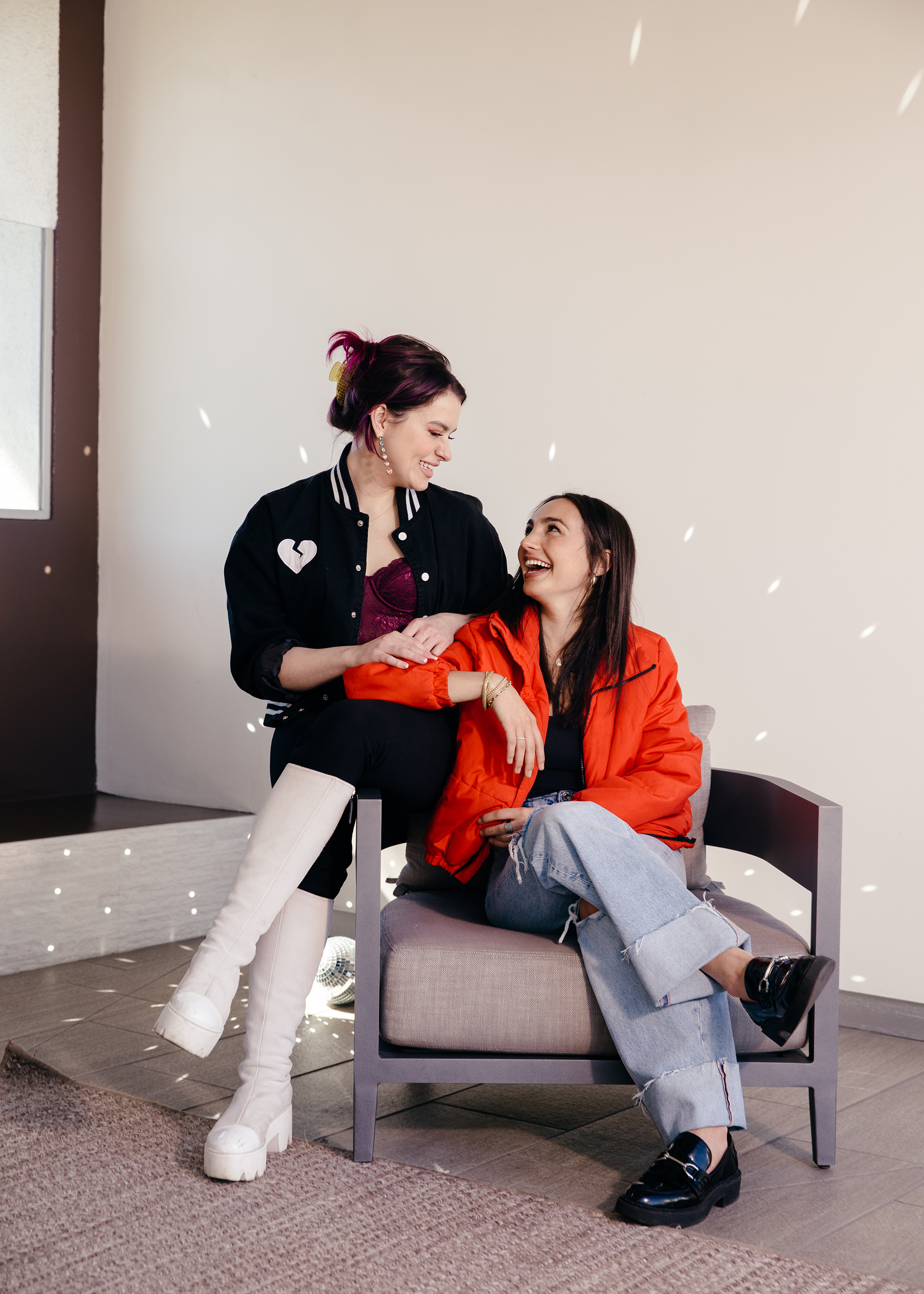 caption: For Barlow and Bear, the creative chemistry is real and effortless.