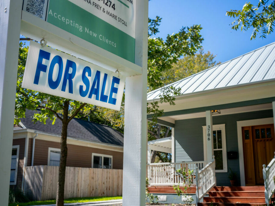 caption: A home available for sale is shown in Austin, Texas, on Oct. 16, 2023. Former Treasury Secretary Larry Summers argues the consumer price index may understate the pain of rising interest rates, such as higher mortgages.