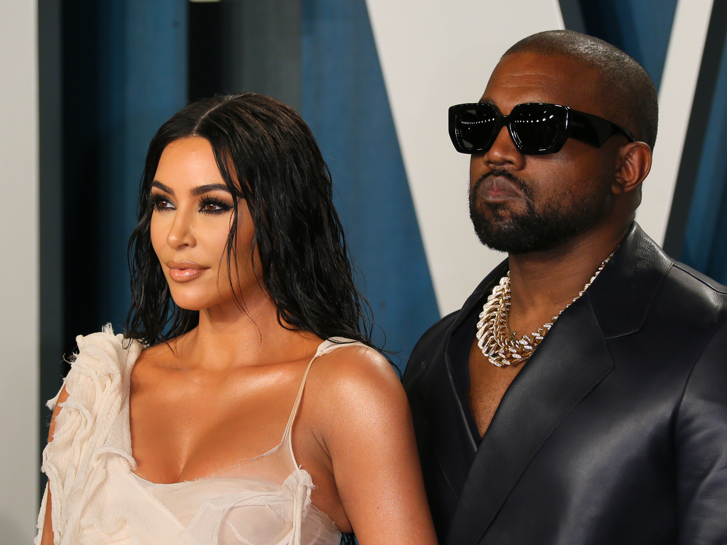 caption: In a string of deleted tweets, rapper Kanye West claimed that his wife Kim Kardashian was trying to get him hospitalized, following a campaign rally he held on Sunday.