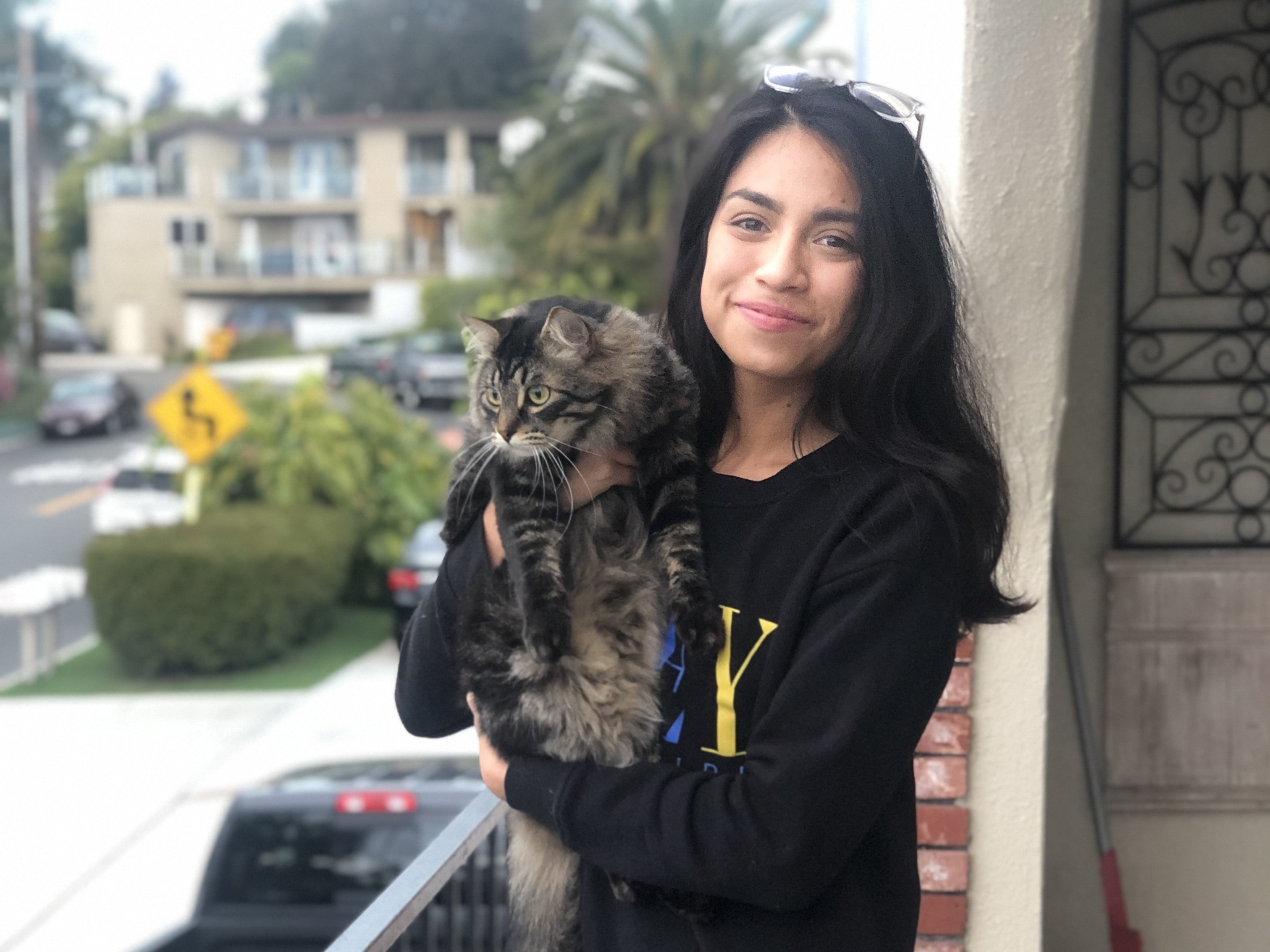 caption: Angelica Rico says she lost all of her income this week when she was furloughed from her job as a digital marketing specialist. She doesn't know how she'll be able to pay rent on her apartment in Southern California.