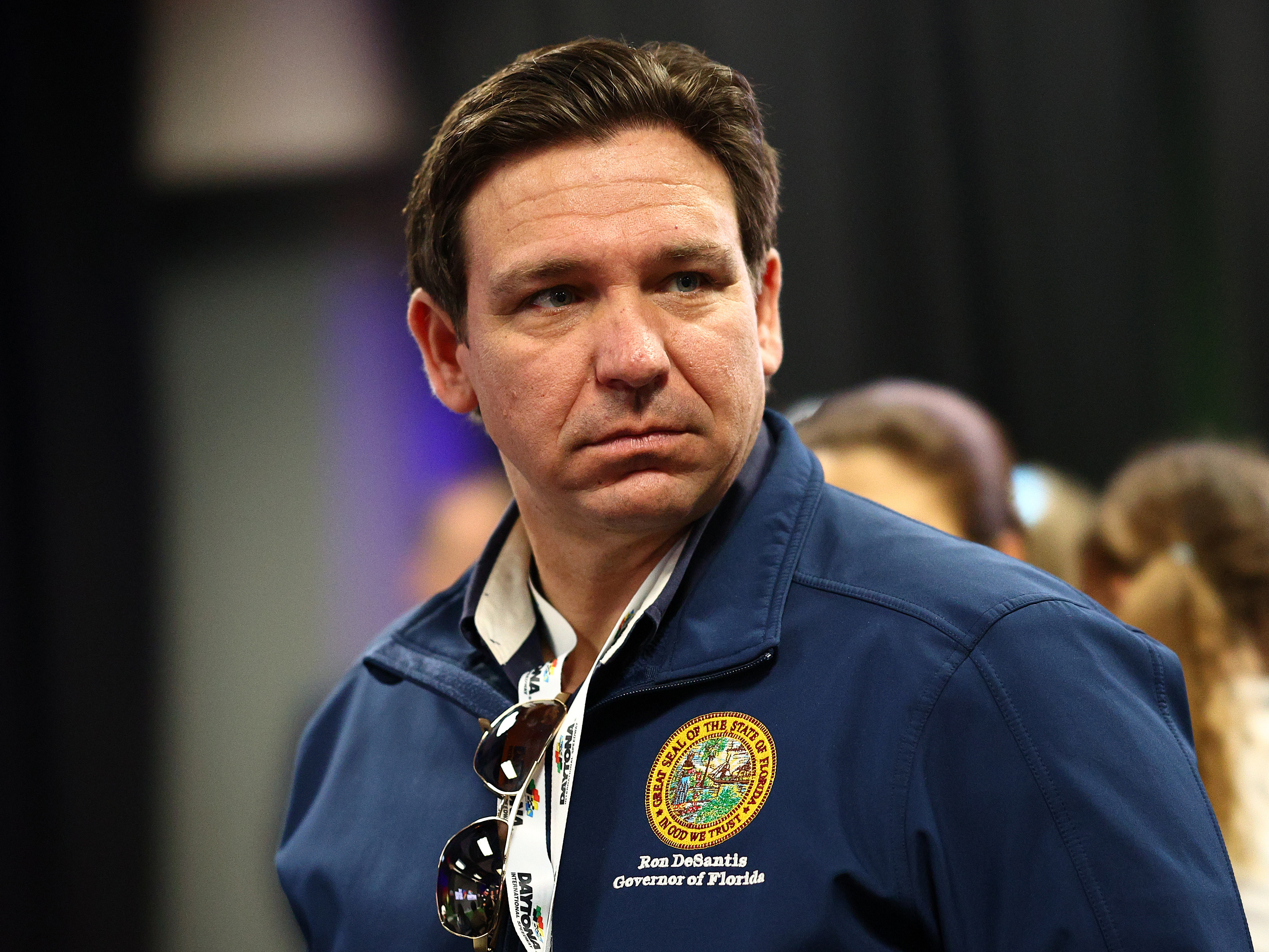 caption: Florida Gov. Ron DeSantis