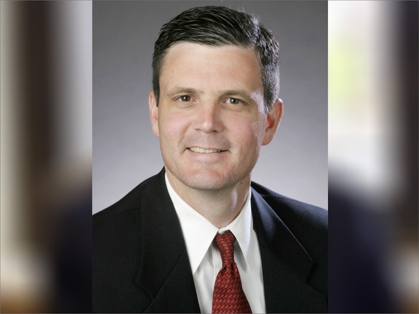 caption: Former Washington state Auditor Troy Kelley's previous criminal conviction has been upheld by a three-judge panel of the 9th Circuit Court of Appeals.