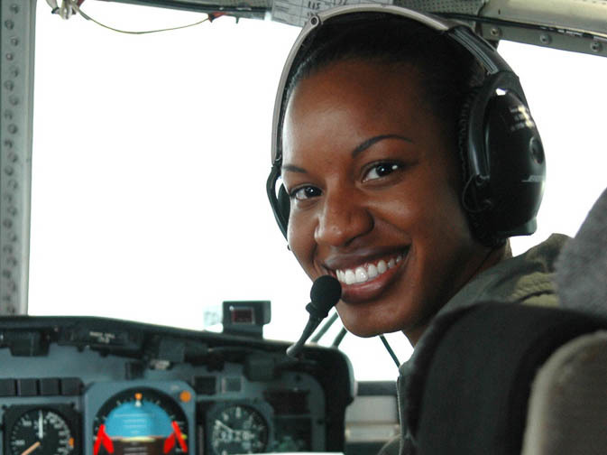 caption: Cmdr. Jeanine Menze, stationed at Coast Guard Air Station Barbers Point in Oahu, Hawaii, in 2006.