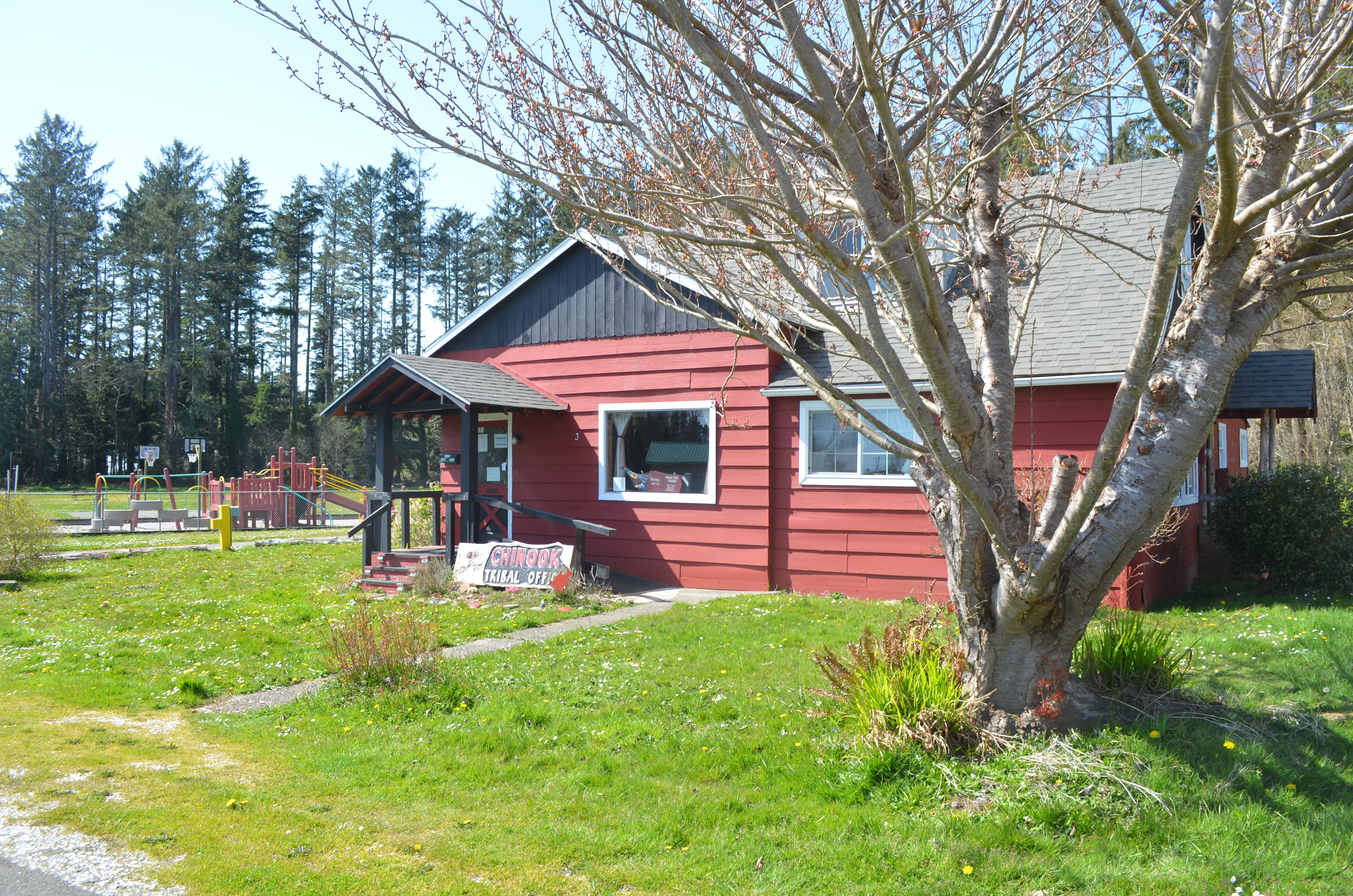 caption: The Chinook Tribal Office