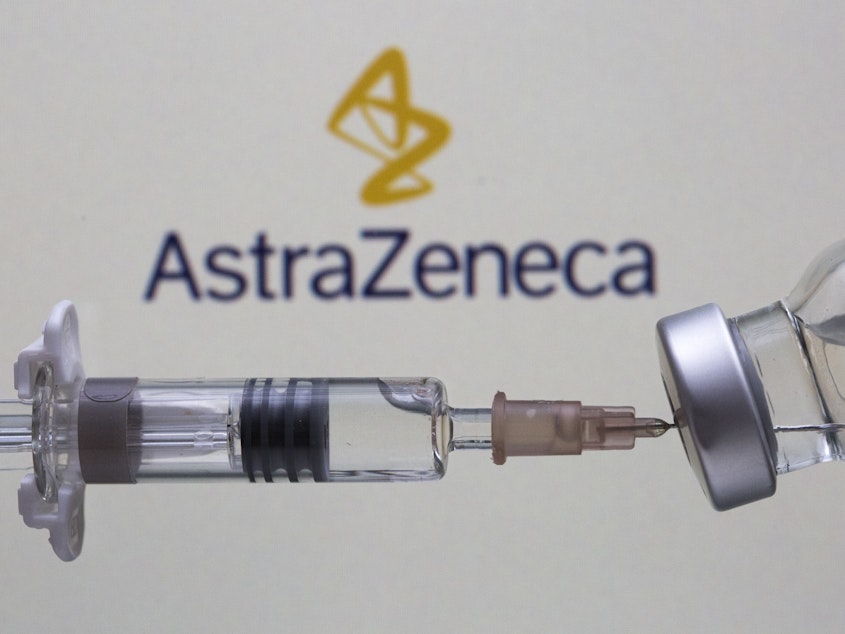 caption: European medical officials say that authorizing the AstraZeneca COVID-19 vaccine will "help to bring the pandemic under control and protect the citizens of the EU."
