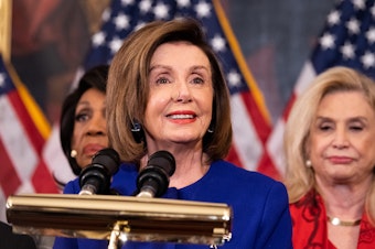 caption: House Speaker Nancy Pelosi is the sponsor of a bill proposing to lower prescription drug prices in part by allowing Medicare some leeway in negotiating prices with drugmakers.