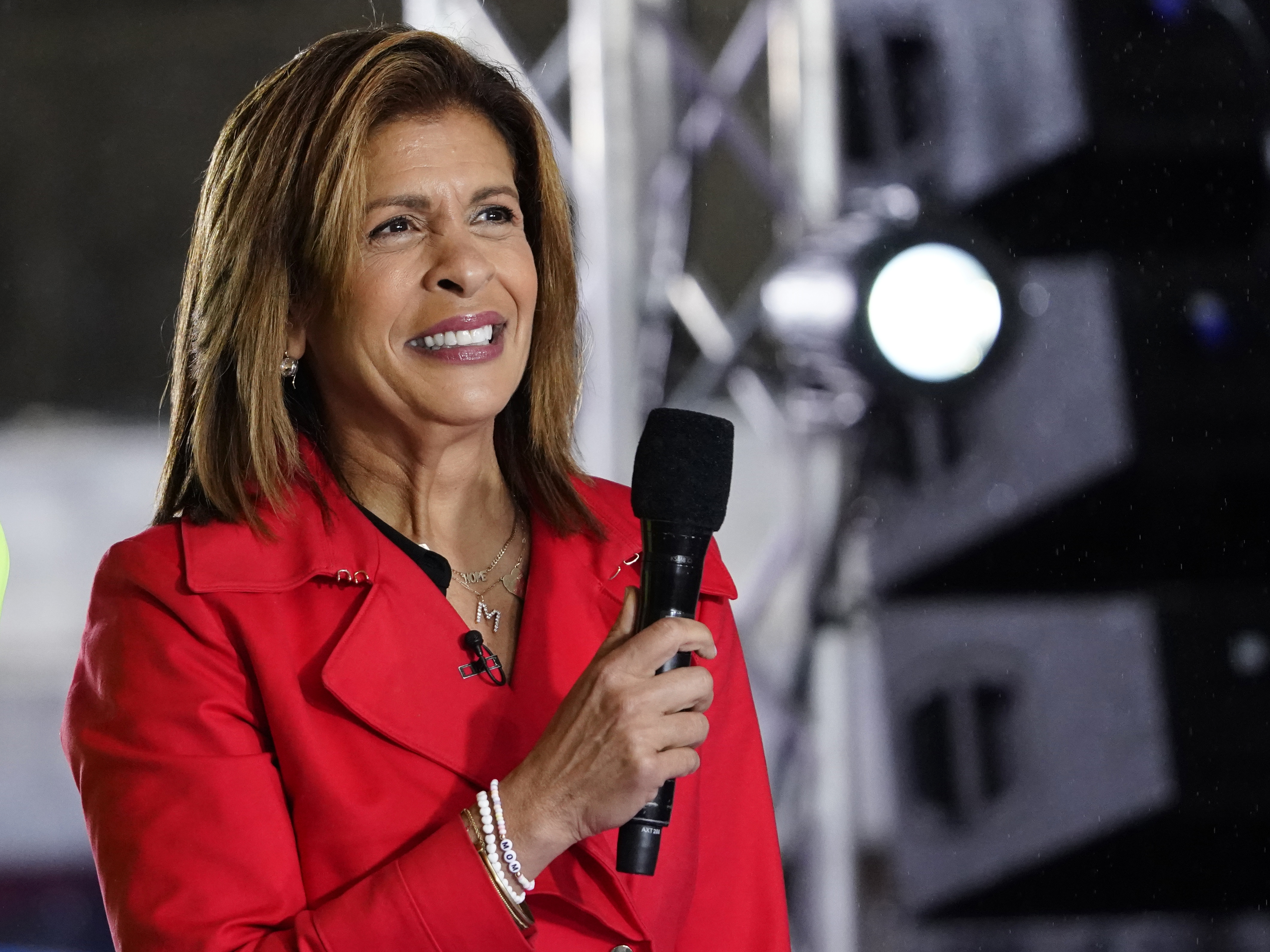 caption: Hoda Kotb on NBC's <em>Today</em> show in 2022. She joined <em>Today</em> in 2007.