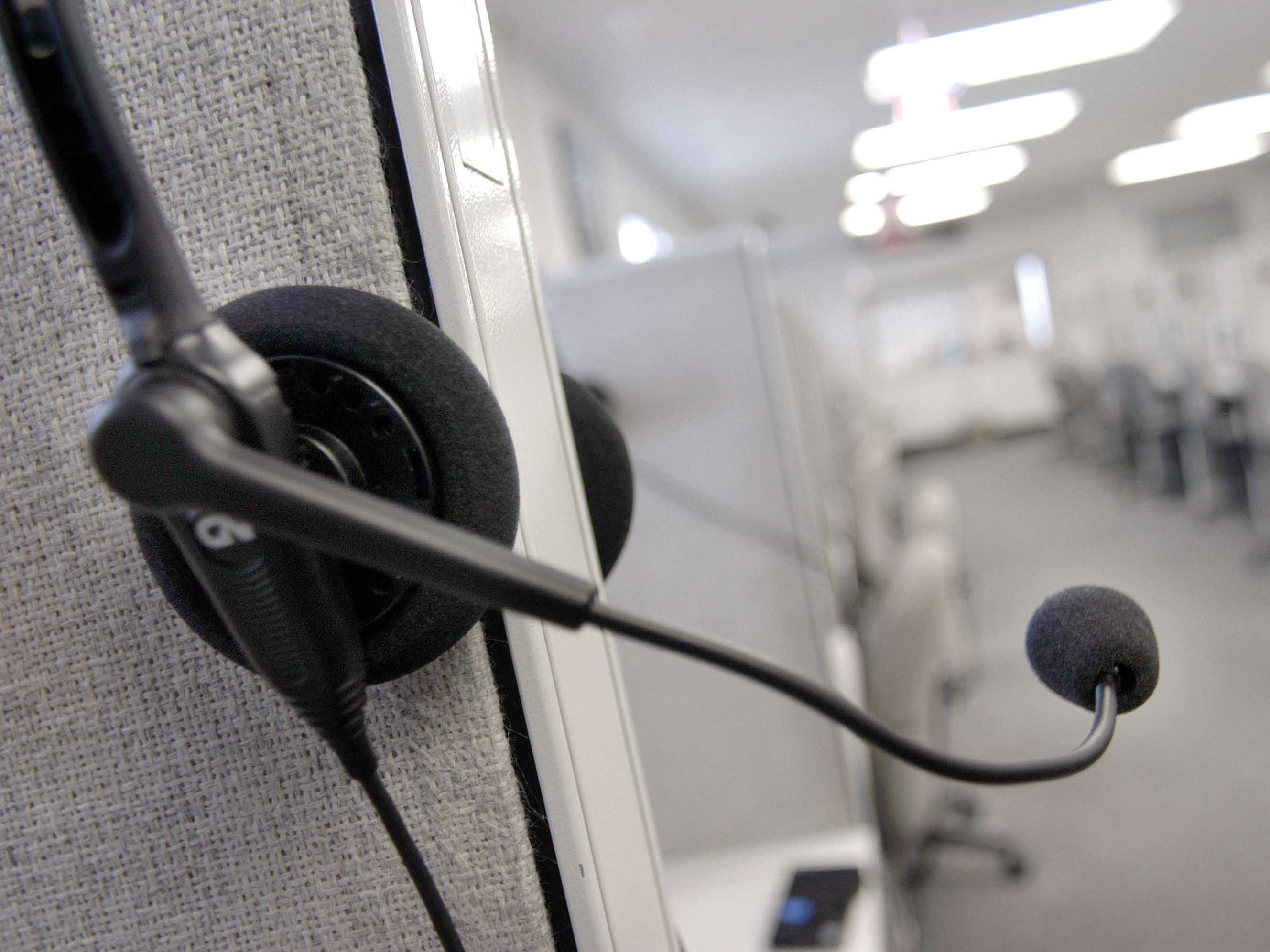 caption: The Biden administration announced it is taking on what it calls the "doom loop" of customer service calls.