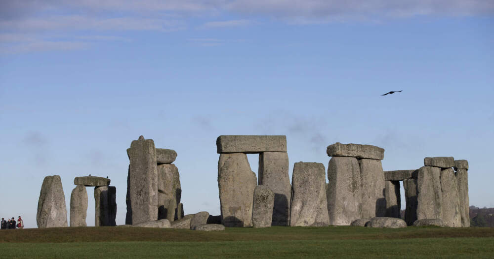 caption: The world heritage site of Stonehenge is seen in Wiltshire, England. (Alastair Grant/AP)