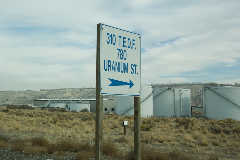 caption: Part of the Hanford Nuclear Reservation in eastern Washington.
