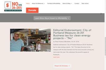 caption: <p>A screenshot of Hari Lal, owner of Spice Kitchen, on the Keep Portland Affordable PAC website.</p>