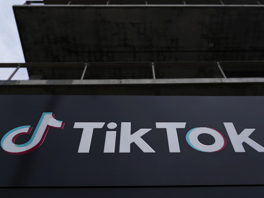 caption: A bill that could ban TikTok nationwide unless it divests from its China-based parent company, ByteDance, is on the fast track to becoming law.